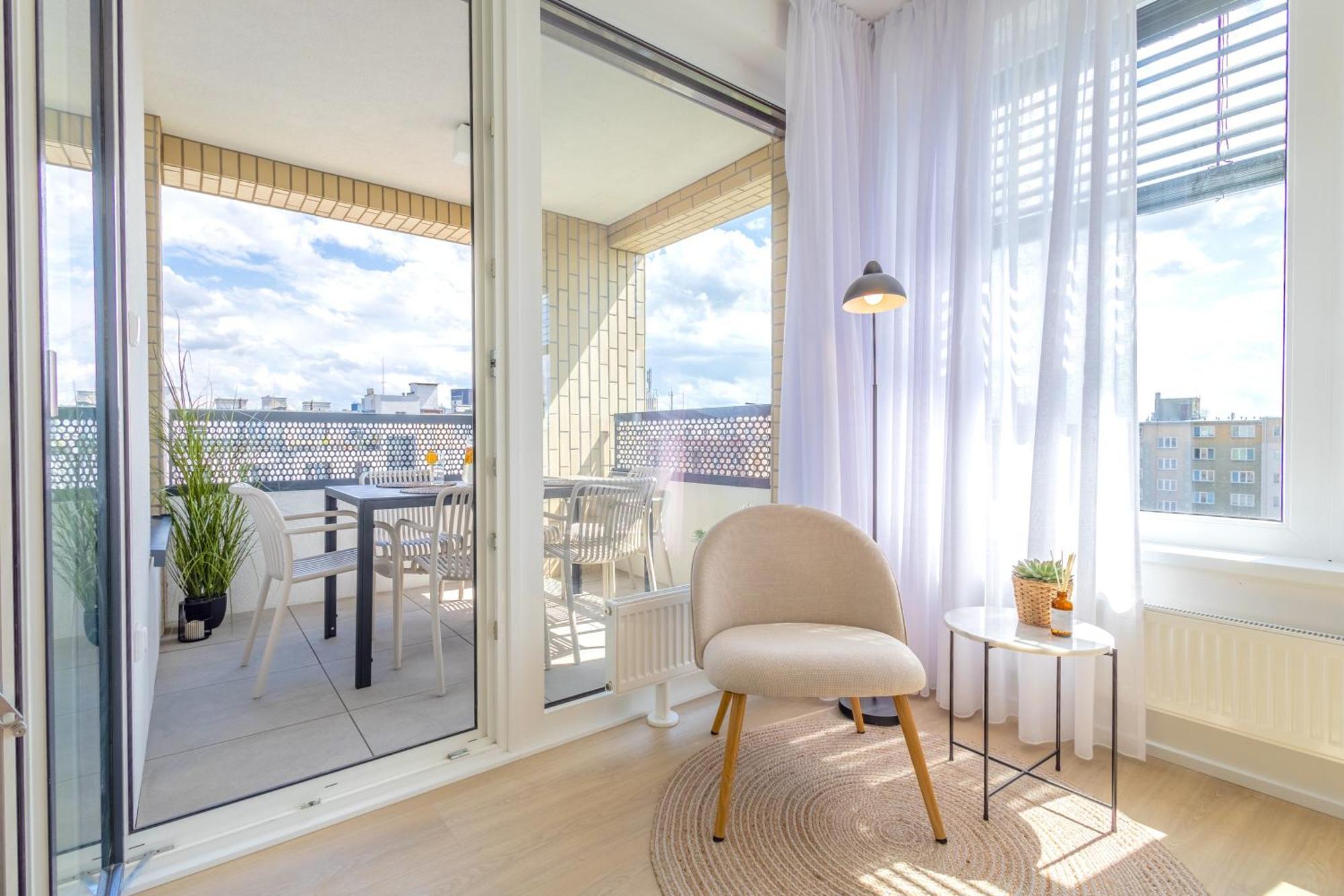 Bright 2Br - 5Th Floor, Balcony, Free Parking By Gravity Prague公寓 外观 照片